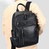 Genuine Leather Men's Shoulder Bag Head Layer Cowhide Shoulder Backpack Schoolbag Computer Backpacks