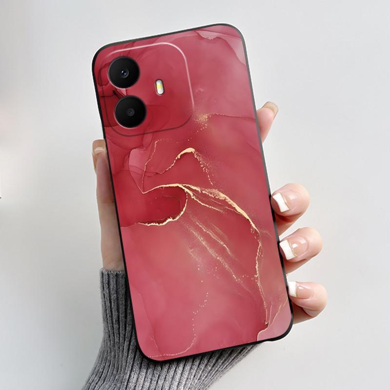Чехол для TCL K70 Милое Сердечко Кролик Черный Мягкий Силиконовый Защитный Задний Чехол Для Телефона TCL K70 Power SE TCLK70 4G 5G