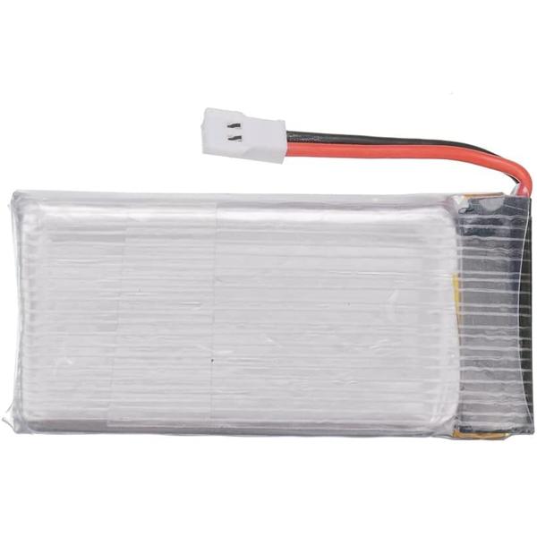 2-Pack Rechargeable LiPo Battery 3.7V 1800mAh | Compatible with KY601S, SYMA X5 Series, WLtoys K989, Drones