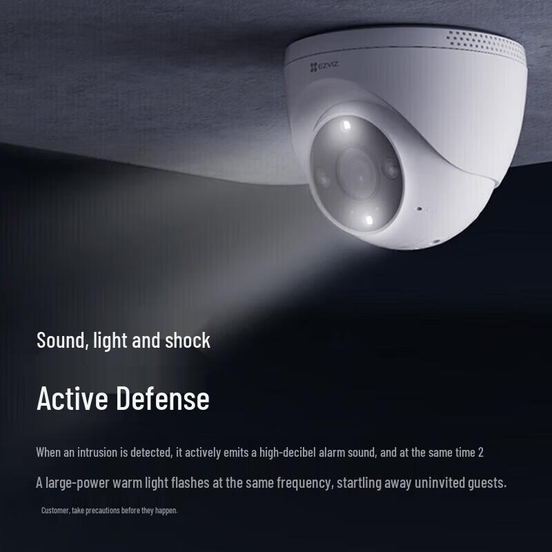 Ezviz H4 5MP Wireless WiFi Outdoor Dome Camera (CN version)