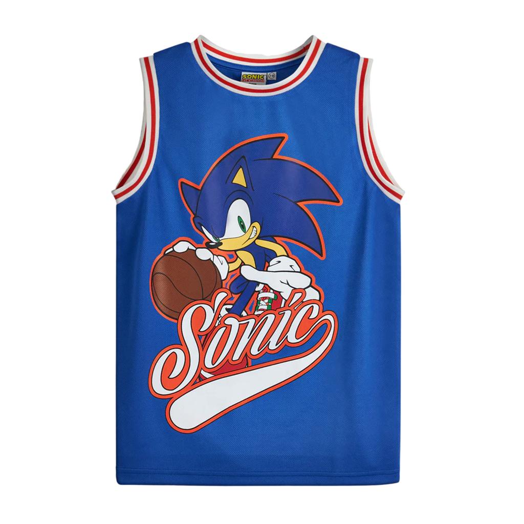 Sonic The Hedgehog Boys Basketball Jersey And Shorts Set