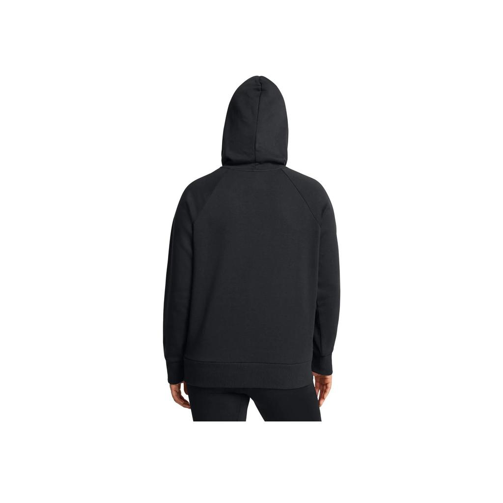 Under Armour Rival флисовый принтованный капюшон модная толстовка женская толстовка черная 1387029-001