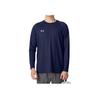 Темно-синяя быстросохнущая дышащая футболка с длинным рукавом унисекс 24600601-409
