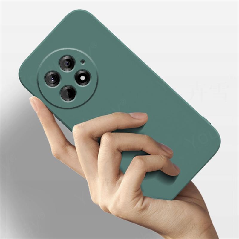 Роскошный чехол для Oneplus 13 Чехол-крышка Oneplus 13 12 12R 11 Funda Coque Мягкий жидкий силиконовый бампер для телефона Oneplus 13
