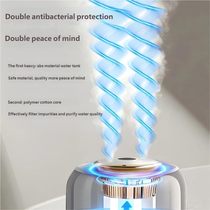 HOMEFISH 2025 New Model Air Home Use, Quiet Bedroom Large Spray for Pregnant Women and Babies, Indoor Humidifier