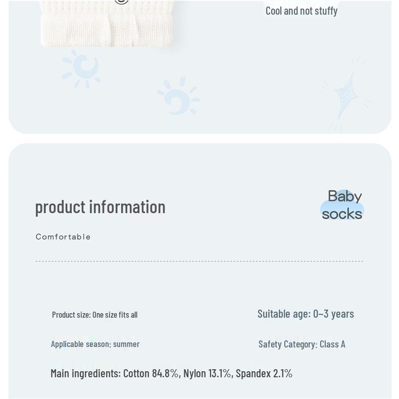 Non-Slip Baby Knee Pads for Crawling & Walking - Summer Thin Style, Anti-Fall Leg Warmers, Comfortable Elbow Pads