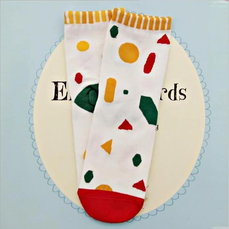 Модные мягкие забавные фруктовые узоры хлопковые носки унисекс носки с рисунком арбуза и ананаса художественная роспись носки аксессуары креативные подарки