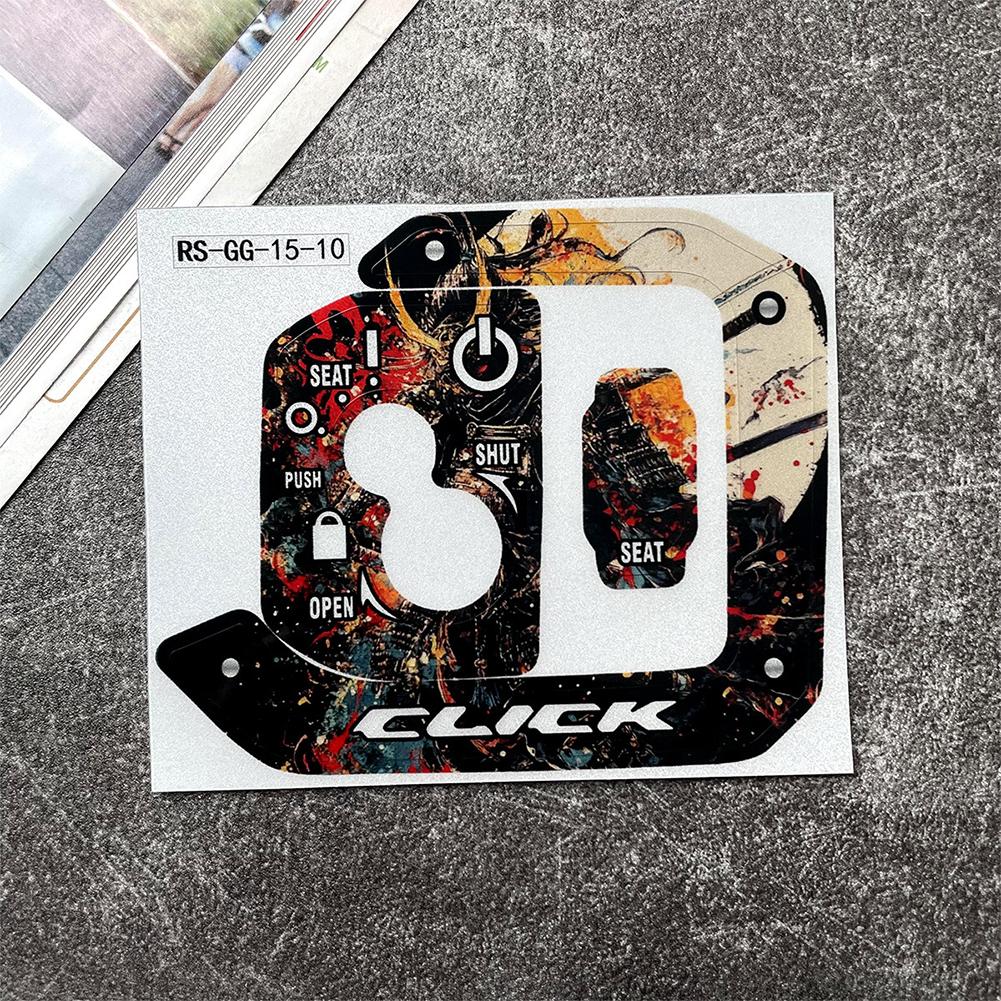 Крышка зажигания мотоцикла, светоотражающие наклейки, наклейка на отверстие для ключа мотоцикла, аксессуары для Honda Click 125i CLICK 125 i v2