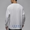 Jordan Essentials Удобный свободный пуловер с длинным рукавом Толстовка мужская толстовка белая легендарно-синяя FV7457-100