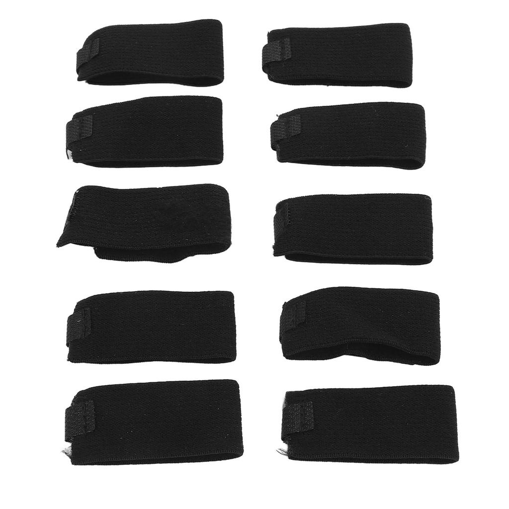 10 Pcs Men Fixer Holder Band Soft Double Sided Flannel Prevent Slip External Holder Strap Reusable