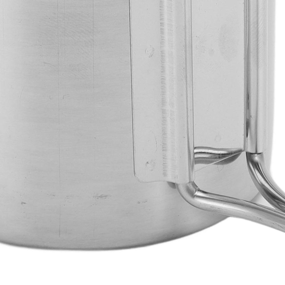 Rustless Steel Metal Drinking Mug 230ml/330ml Portable Mug Travel Tumbler Camping Hiking