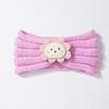 Autumn and Winter New Baby Knitted Headscarf Cute Solid Color Baby Fontanelle Door Wool Headband Warm Children's Jewelry