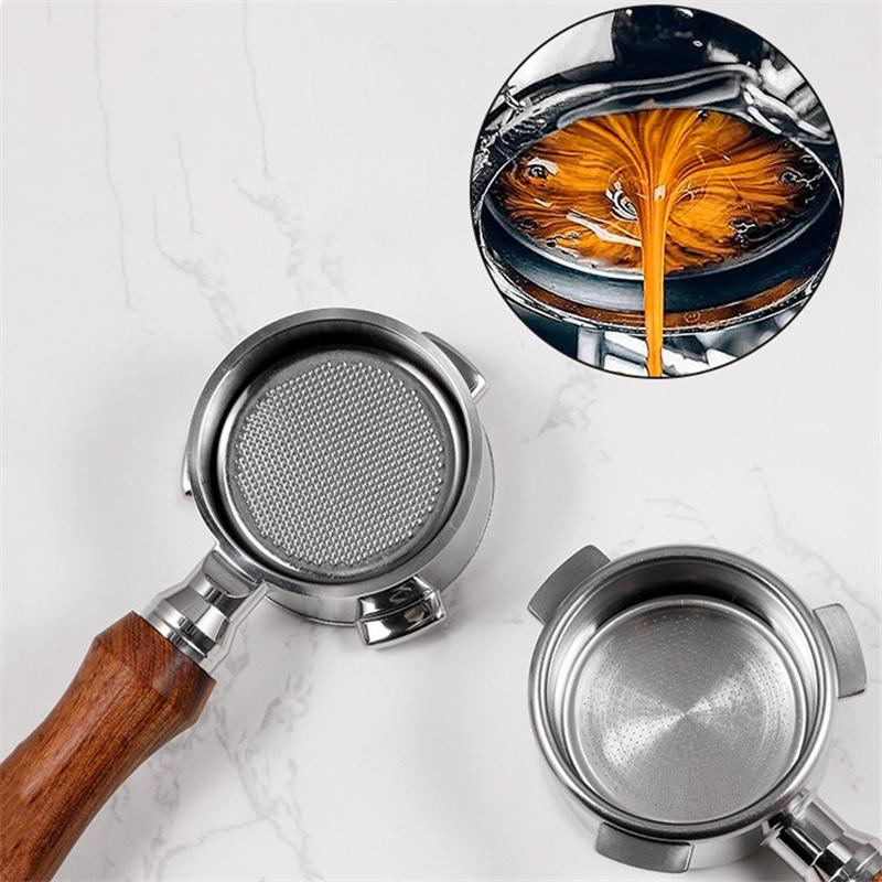Для Delonghi EC685 EC680 Кофе Портафильтр 51ММ Фильтр Бездонный Портафильтр Неподдавливающий/Поддавливающий Кофейные Аксессуары
