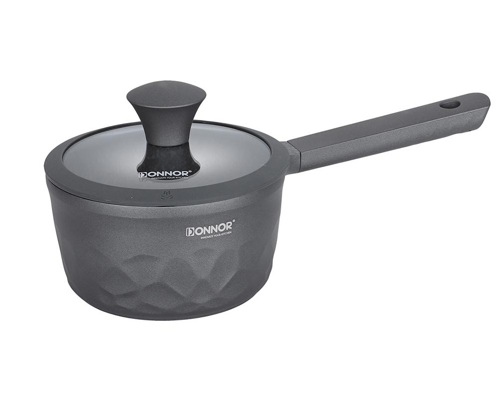 DONNOR Kitchen Cooking Set 12 Pcs Pots and Pans Set Non-toxic Healthy Pots and Pans Set Non Stick Saucepans Steamer Set