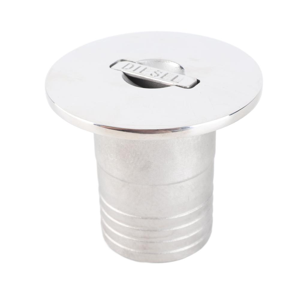 Boat Diesel Deck Filler with Cap 50mm 316 Stainless Steel Fuel Fill for Yachts Caravans Campers RVs