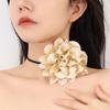 Wedding Ladies Jewelry Decoration Collar Fashion Choker Necklace Flower Short Fluffy Fabric Women Elegant Exaggerated Large