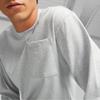Puma Футболка Mmq Service Line с длинными рукавами и принтом «лесенка», унисекс, серая 620840-04