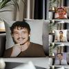 Модная чехол-подушка с рисунком Педро Паскаля, пылезащитный наволочка, наволочка на подушку для дивана с потайной молнией, шелковистый короткий плюш