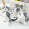 Кавайные Милые Мини Плюшевые Кошки Животное Набитая Кукла Брелок В Стиле Instagram Подвеска на Сумку Школьный Рюкзак Детский Подарок