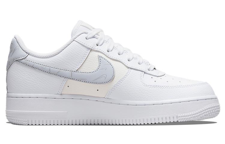 Nike Air Force 1 '07 Мини Свуши Белый Парус Металлический Серебристый Чистый Платиновый Женские DV2237-100