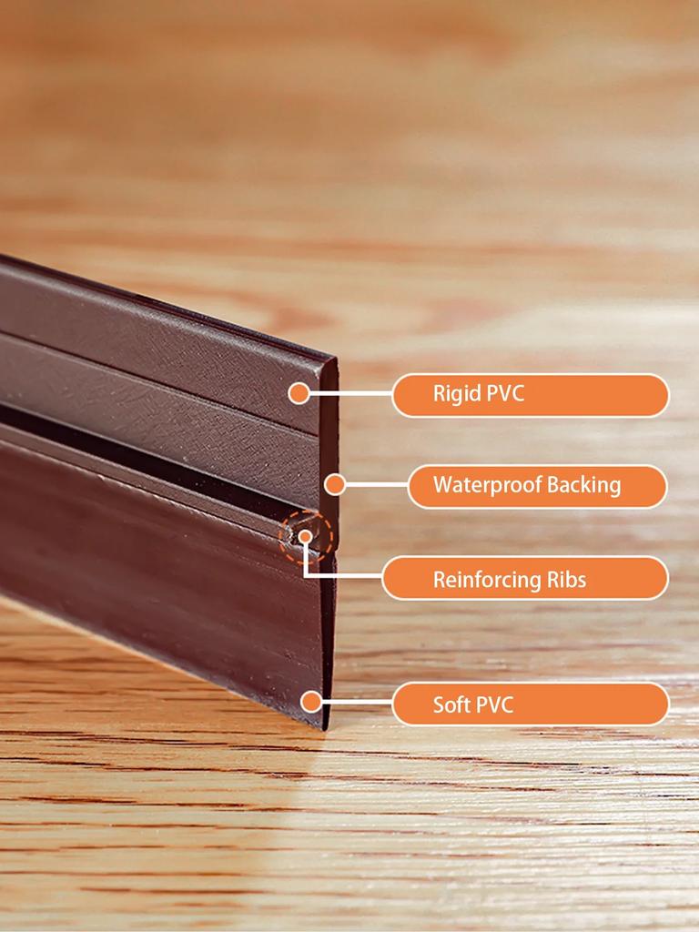 90x4 см уплотнительные полосы для дверей пластиковые водонепроницаемые самоклеящиеся однотонные уплотнительные полосы для нижнего отверстия двери для звукоизоляции от насекомых и ветра