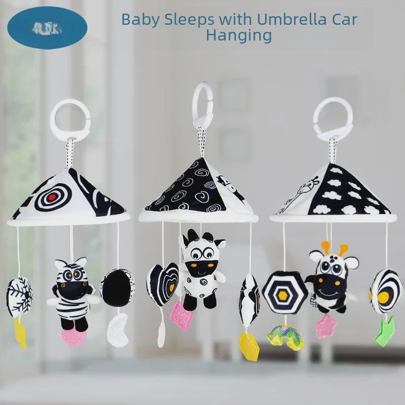 Aipinqi черно-белая подвесная машинка и детская кроватка игрушка-музыка для раннего образования