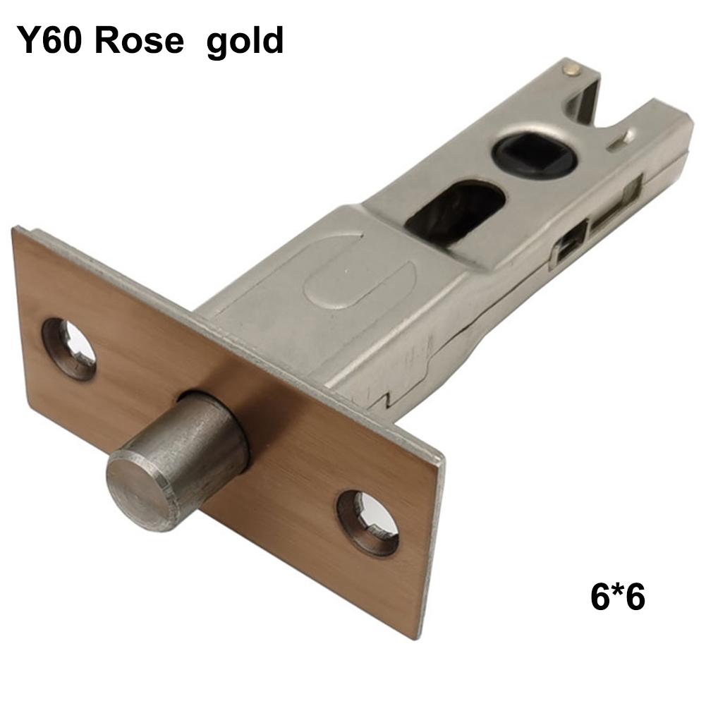 Корпус замка для ванной комнаты Цилиндровый замок Язычок Туалетный Одноязычковый Дверной засов Обустройство дома Фурнитура для двери ванной комнаты