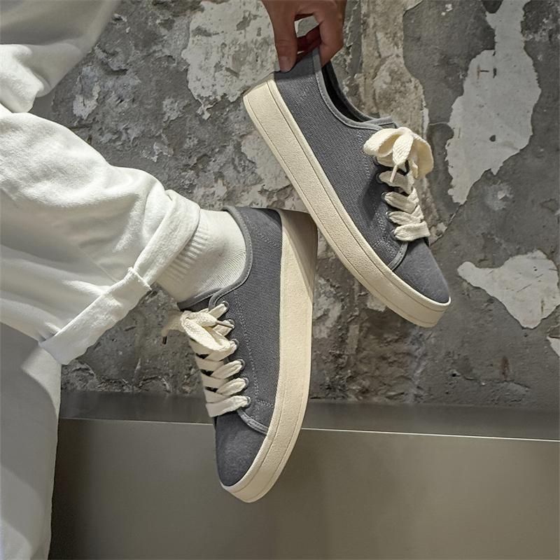 Новая мужская парусиновая обувь, уличная обувь для скейтборда для мужчин, удобные нескользящие повседневные кроссовки, дышащая мужская обувь для ходьбы