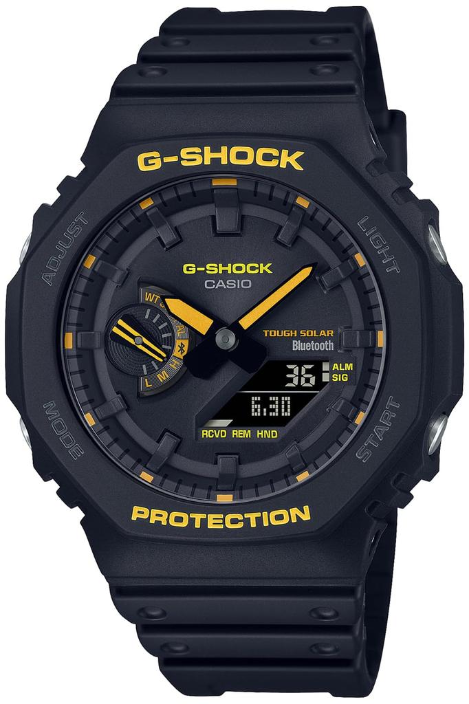 Casio Серия Caution Yellow Bluetooth Солнечные Часы Черные G-Shock GA-B2100CY-1AJF Мужские