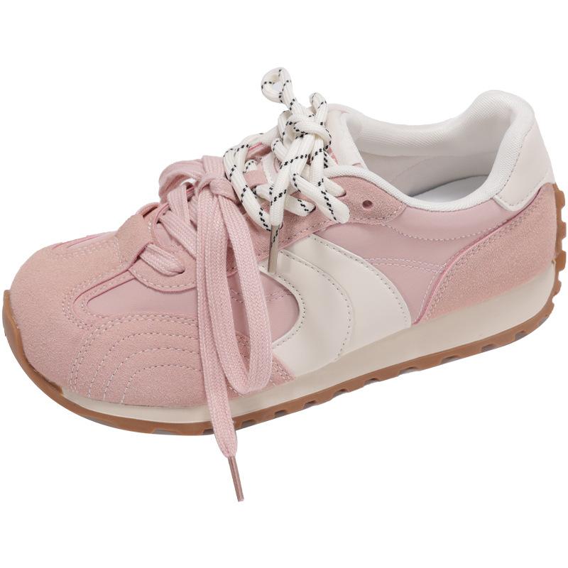 Натуральные кроссовки, новая расцветка, немецкие тренировочные кроссовки для женщин на платформе, удобные для бега, спорта, повседневной носки, универсальные кроссовки с вафельной подошвой, кроссовки в стиле Форреста Гампа.