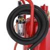 10 Gallon/38L Sandblaster Equipped with Nozzle Shut-Off Valve Pressure Gauge Ceramic Nozzle Rubber Wheels Grit Blasting Blast Sandblasting