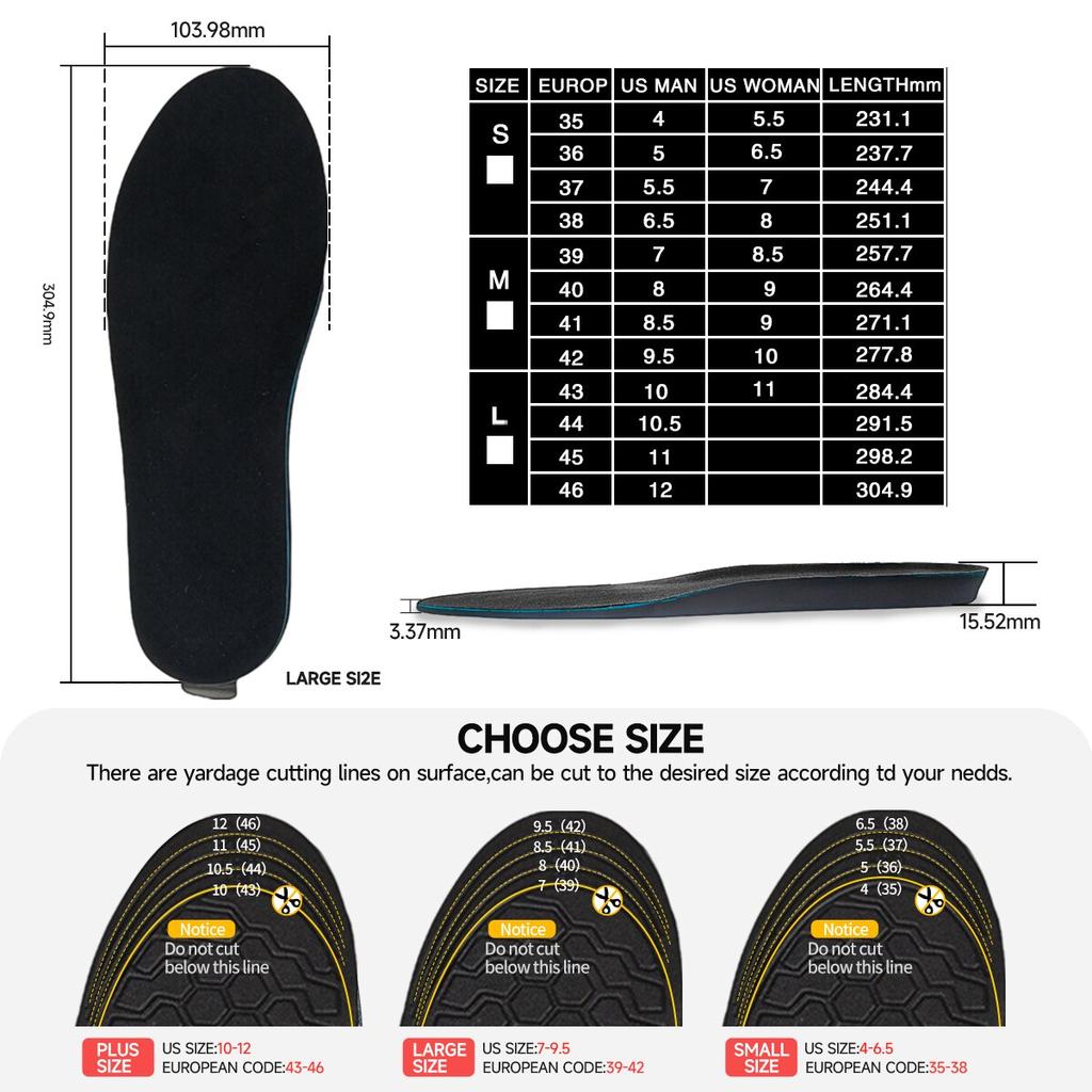 2000 мАч перезаряжаемые электрические стельки с подогревом и дистанционным управлением, зимние теплые стельки с подогревом, подушечки для спортивной обуви для катания на лыжах, охоты