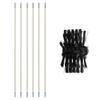 Chimney Cleaning Brush Chimney Sweeping Tool and Rods Kit Duct Clean Kit Cleaning Tool