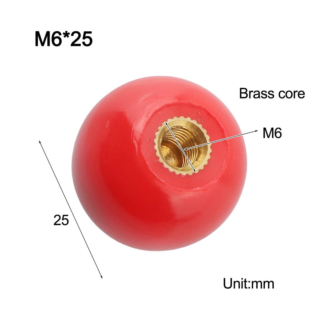 Ручка Гайка-шарик Резьба M4/M5/M6/M8/M10 Пластиковый Зажим 1 шт. Головка в форме шарика