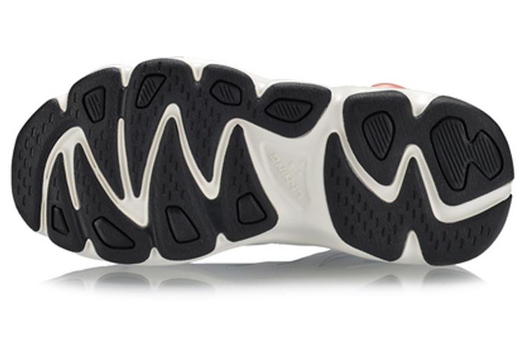 Li Ning Textile, Split Cow Leather Breathable, Lightweight Coverage Mid top Casual Shoes Women's AGLP082-1