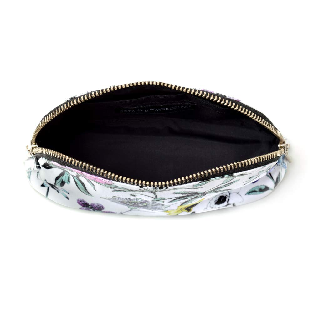 Round Pouch Botanical Garden Cosmetic Pouch Stylish Cosmetic Pouch Cute W1003500 (small)