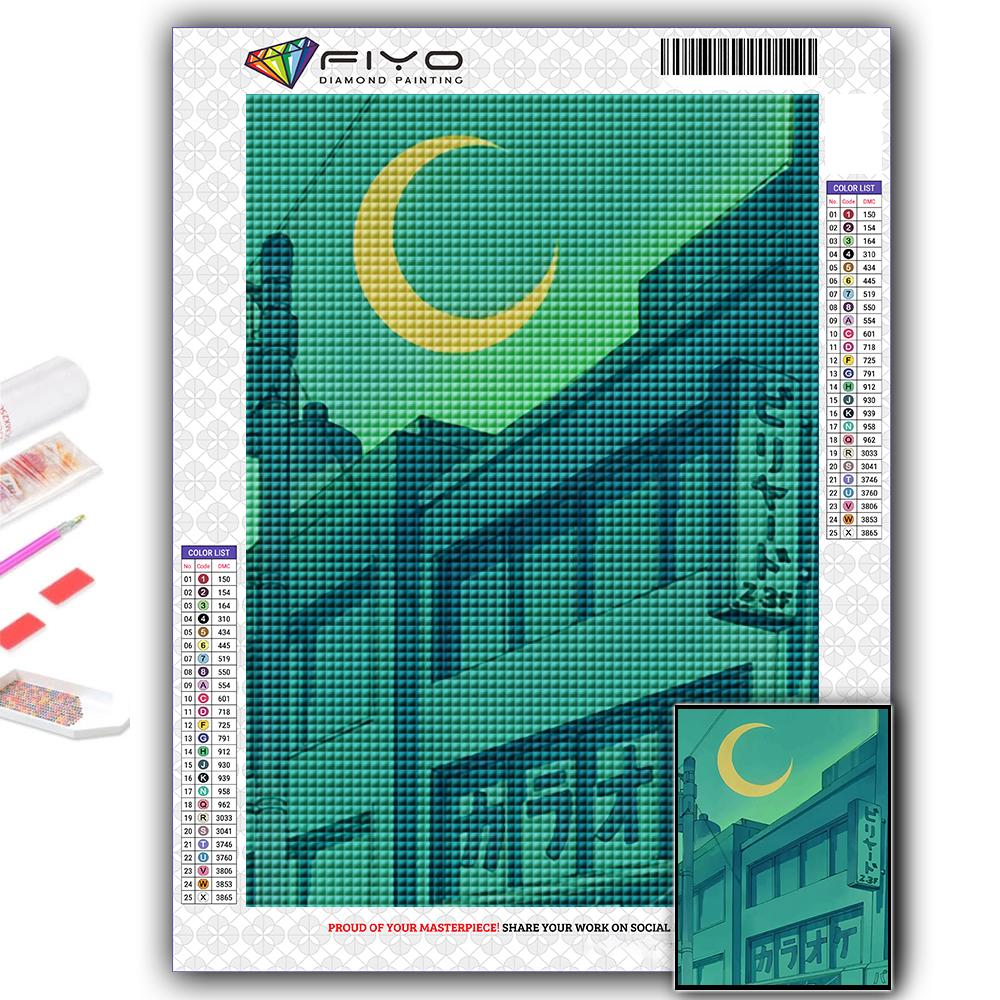 Popular 5D Diy Cross Stitch Sailor Moon Painting Full Drill Cross-Stitch Crafts Kit Wall Sticker Home Decor