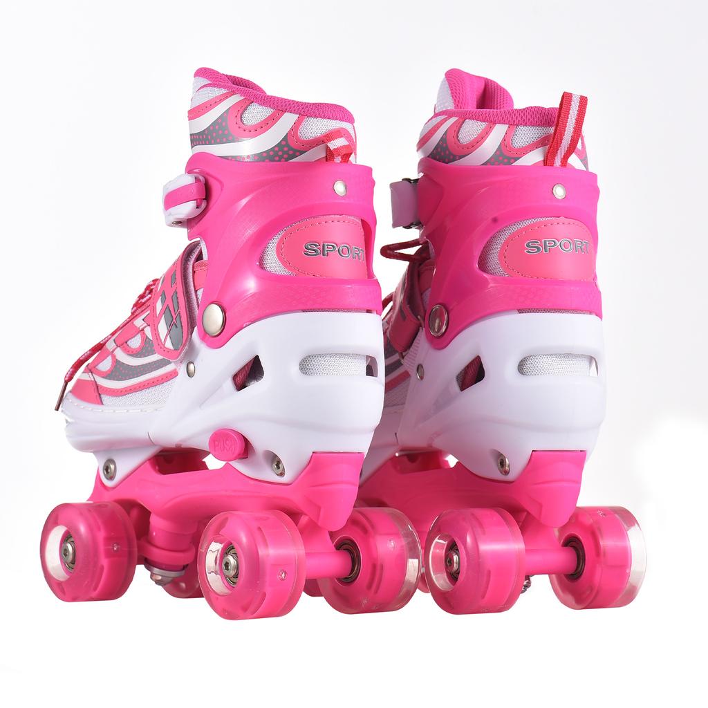 Light Up Roller Skates for Kids Perfect for Girls Ages 5 8 Ideal Rollerblades for Kids Ages 6 12 Adjustable Size
