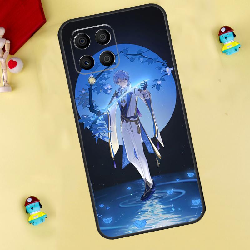 Кейс Kamisato Ayato Genshin Impact Для Samsung Galaxy M55 M14 M34 M54 M32 M52 M15 M11 M12 M13 M06 M16 M36 M56 M31 M53 M35