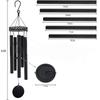Yard Outdoor Home Garden Large Metal Wind Chimes Deep Tone