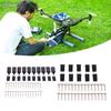 10 Pair Servo Plug Female/Male Extension Connector Receiver Plug Signal Transmission Lock and Pin Set For Futaba JR