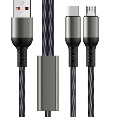 Удобный USB-шнур Кабель для одновременной зарядки USB-кабель для зарядки 2 в 1 USB-кабель для зарядки нескольких устройств Подарок