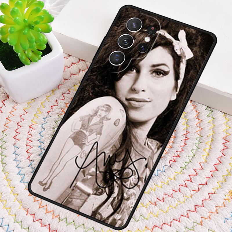 Чехол для телефона Amy Winehouse Легендарная певица для Samsung Galaxy note 10 pro S26 Ultra S23 S24 FE S25 S21 S22 PLUS ударопрочный