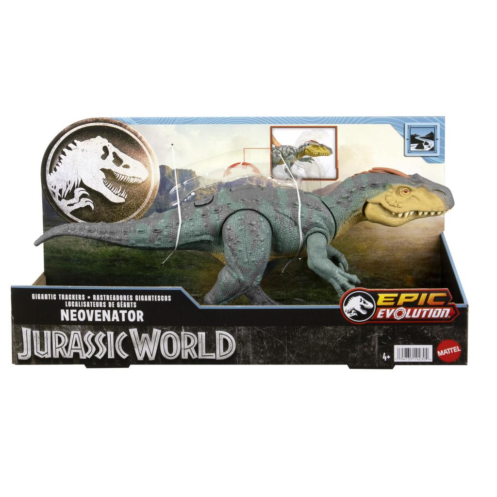 Mattel JURASSIC WORLD Big Neo Venator Years Old and HTK78 Action! [Dinosaur Toy] [Total Length Approx. 35.6cm] [4 Up]
