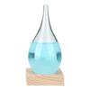 Innovative Drop Shape Weather Forecast Glass Weather Predicting Bottle Home DecorationBlue