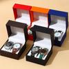 Portable Double Pillow Watch Storage Box Mini Gift Box High Quality Watch Protective Case
