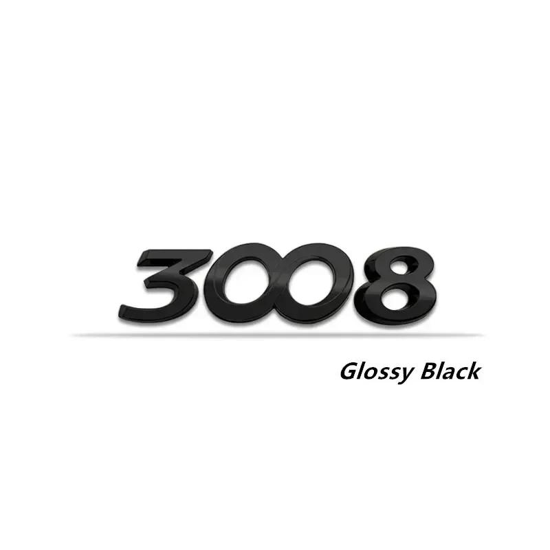 2026 Hot Car Sticker Car Trunk Emblem Letter Decal for Peugeot 2008 3008 4008 5008 Logo Metal Badge Styling Rear Sticker Modific