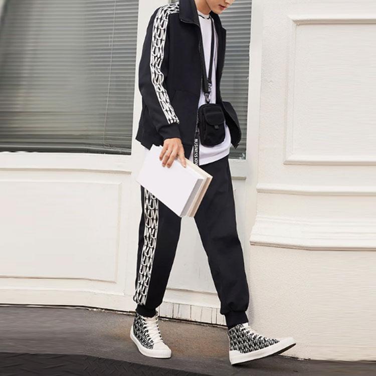Li Ning x JASON WU, Трикотажные спортивные штаны Унисекс Черный AKLRG09-1