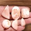 Натуральный дизайнерский розовый сколецитовый кабошон, лот россыпью кабошонов, смешанный лот, лот целебных драгоценных камней для изготовления ювелирных изделий.
