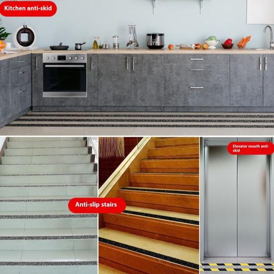 Противоскользящая лента в рулоне с высоким сцеплением, водонепроницаемая, широкое применение, простая установка, внутренняя и наружная противоскользящая лента для лестниц, противоскользящая лента для лестниц